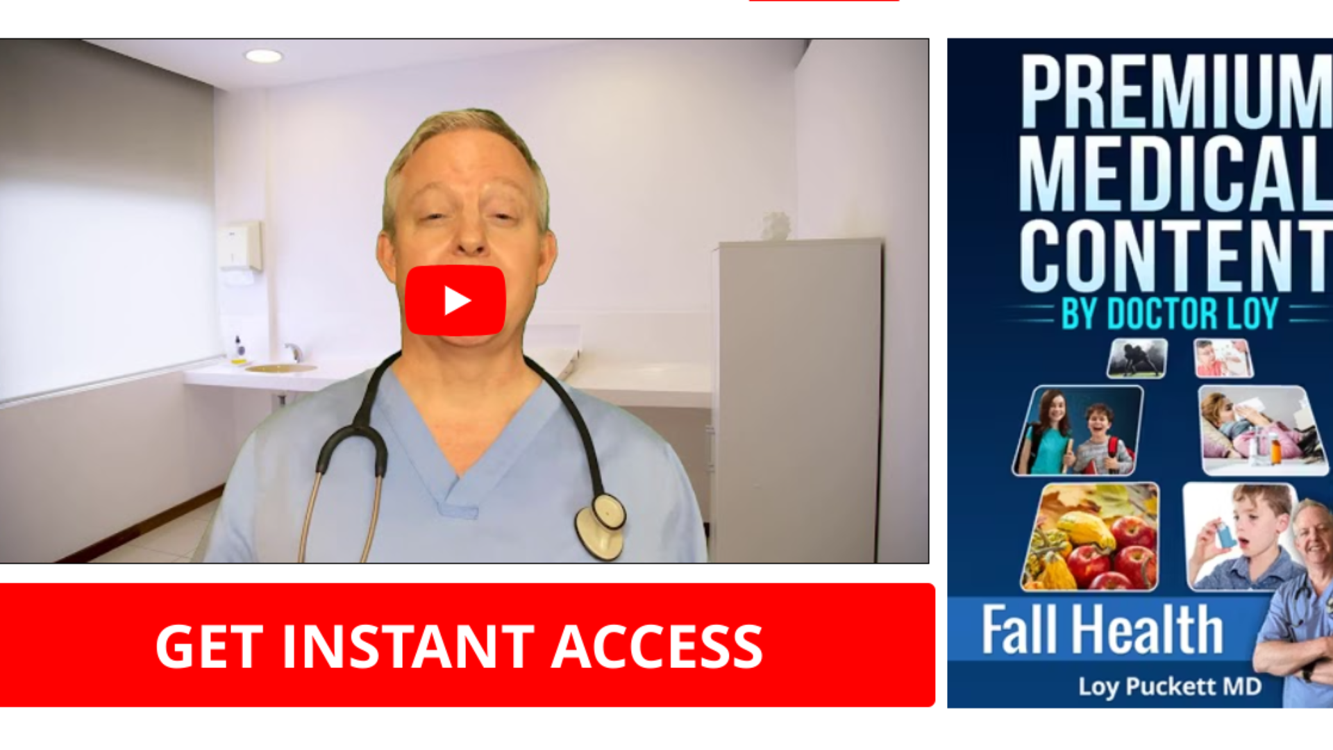 (PLR) Premium Medical Content By Doctor Loy: Fall Health Review